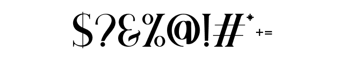 British Castilla Serif Font OTHER CHARS