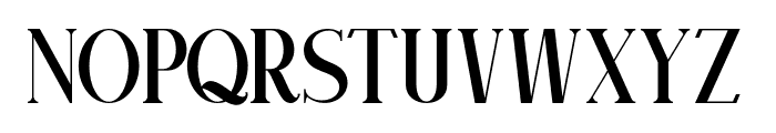 British Castilla Serif Font UPPERCASE