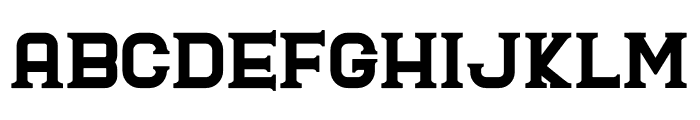 British Columbia Serif Solid Font UPPERCASE