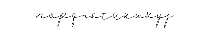 Britney Signature Font LOWERCASE