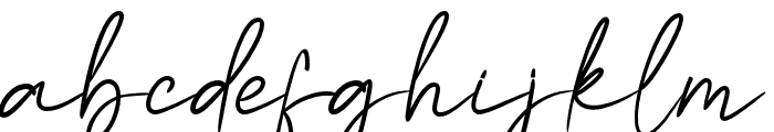 Britneysignature Font LOWERCASE