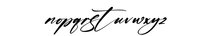 Brittany Allaska Italic Font LOWERCASE