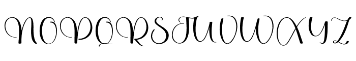 Brittany Charming Font UPPERCASE