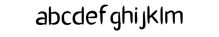 Brittany-Regular Font LOWERCASE