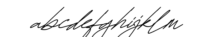 Brittany Signature Italic Font LOWERCASE