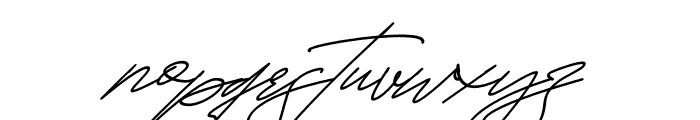 Brittany Signature Italic Font LOWERCASE