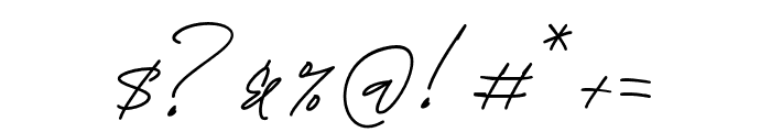 Brittany Signature Regular Font OTHER CHARS