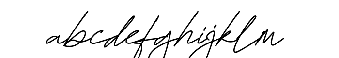 Brittany Signature Regular Font LOWERCASE