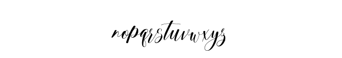 BrittanyColeman Font LOWERCASE