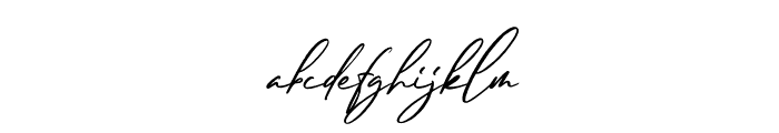 Brittanyhustle Italic Font LOWERCASE