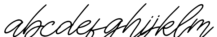 Britties Signature Italic Font LOWERCASE