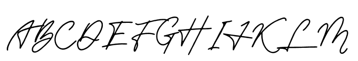 Britties Signature Font UPPERCASE