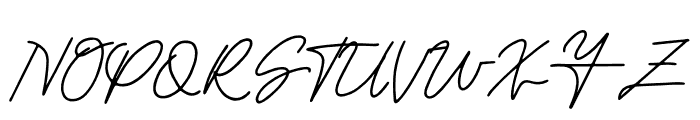 Britties Signature Font UPPERCASE