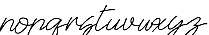 Britties Signature Font LOWERCASE