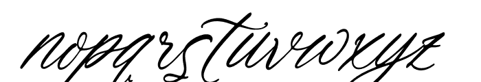Brittney Morgareta Italic Font LOWERCASE