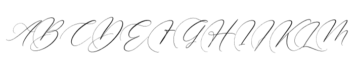 Brittney Style Italic Font UPPERCASE