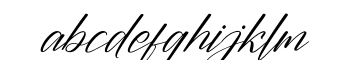 Brityna Hashim Italic Font LOWERCASE