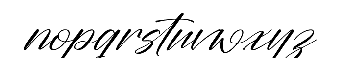 Brityna Hashim Italic Font LOWERCASE