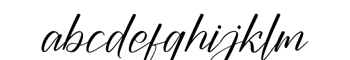 Brityna Hashim Font LOWERCASE