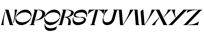 Broader Societal Regular Italic Font UPPERCASE