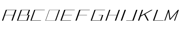 Broady Italic Font LOWERCASE