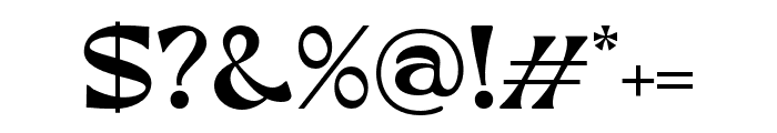 Broca-Regular Font OTHER CHARS