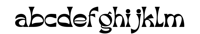 Broca-Regular Font LOWERCASE
