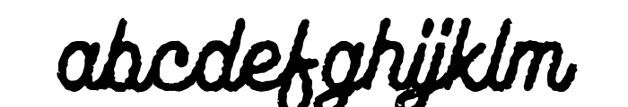 BrocadesScript-Rough Font LOWERCASE