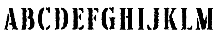 BrocadesSerif-Rough Font UPPERCASE