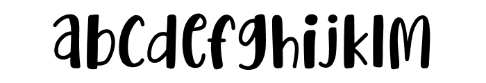 Brock Regular Font LOWERCASE
