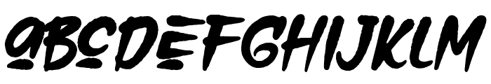 Brocker Font LOWERCASE