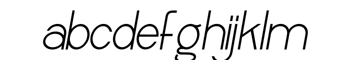 Brockheart Italic Font LOWERCASE