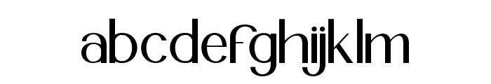 Broclen-ExtraLight Font LOWERCASE