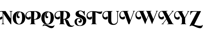 Brodies-Stylish Font UPPERCASE