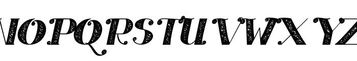 BroggittoBrush-Italic Font UPPERCASE