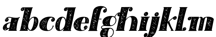 BroggittoBrush-Italic Font LOWERCASE