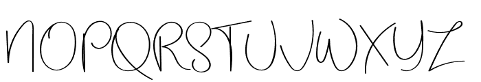 Brogllin-Regular Font UPPERCASE