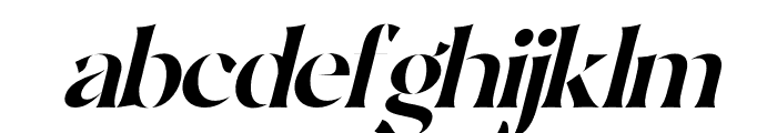 Brogte Italic Font LOWERCASE