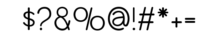 Brogun Display Typeface Medium Font OTHER CHARS