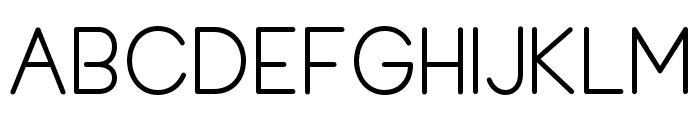 Brogun Display Typeface Medium Font UPPERCASE