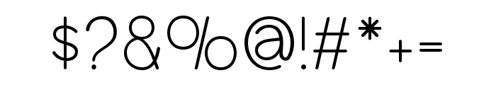 Brogun Display Typeface Regular Font OTHER CHARS