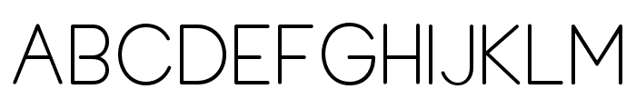 Brogun Display Typeface Regular Font UPPERCASE