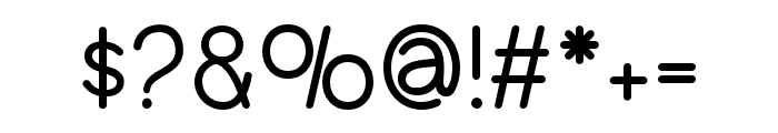 Brogun Display Typeface SemiBold Font OTHER CHARS