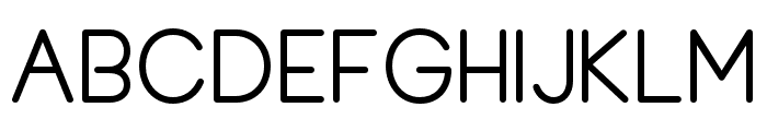 Brogun Display Typeface SemiBold Font UPPERCASE