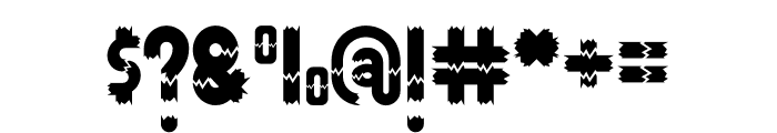 Broken Trunk Font OTHER CHARS