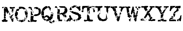 Broken Typewriter By Sq Regular Font LOWERCASE