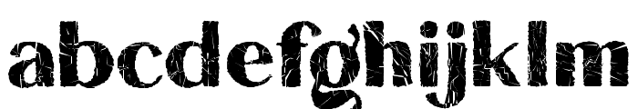 Broken Wings Regular Font LOWERCASE