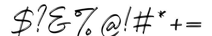 Brokllyng-Regular Font OTHER CHARS