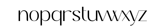 Brolian ExtraLight Font LOWERCASE