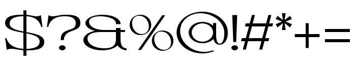 Broman Regular Font OTHER CHARS